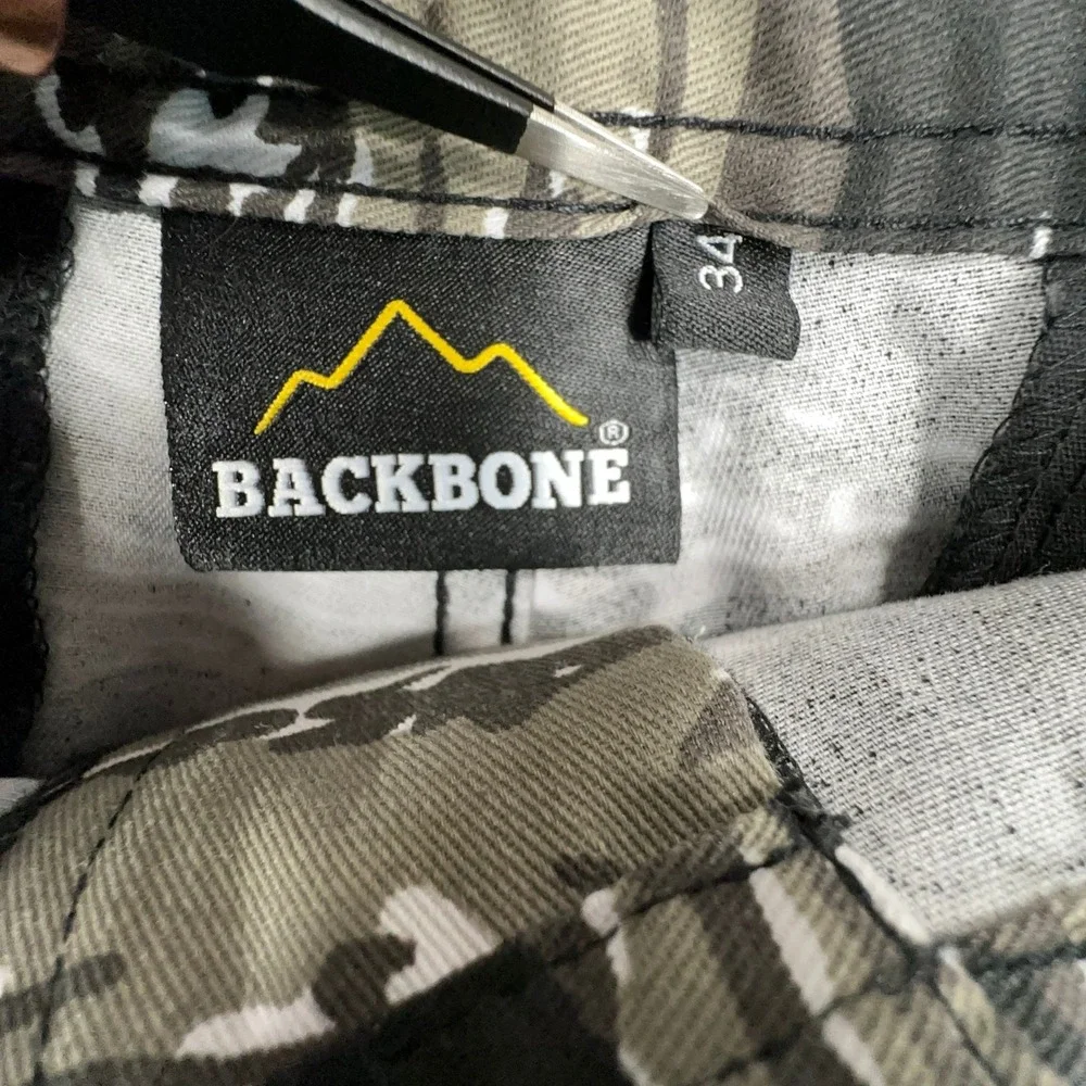 Backbone Cargo Pants Mens 34x32 Tiger Stripe Camo Tactical Military Utility